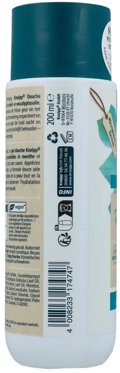Kneipp Douchegel Refreshing Mint Eucalyptus 200ml