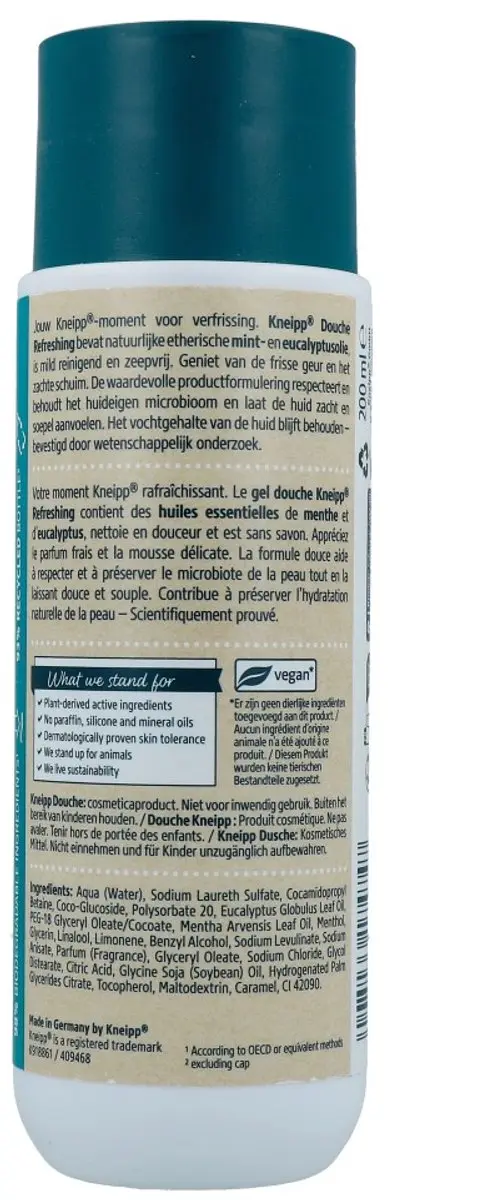 Kneipp Douchegel Refreshing Mint Eucalyptus 200ml