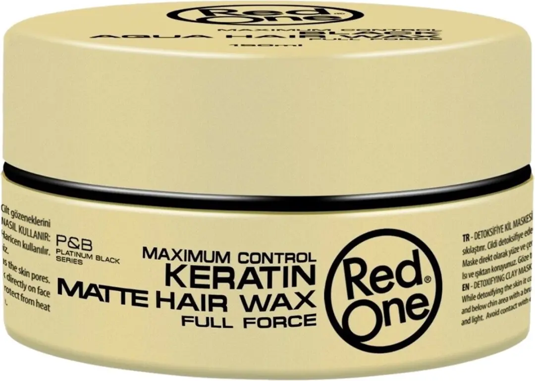 Red One Maximum Control Keratin Matte Hair Wax 150ml