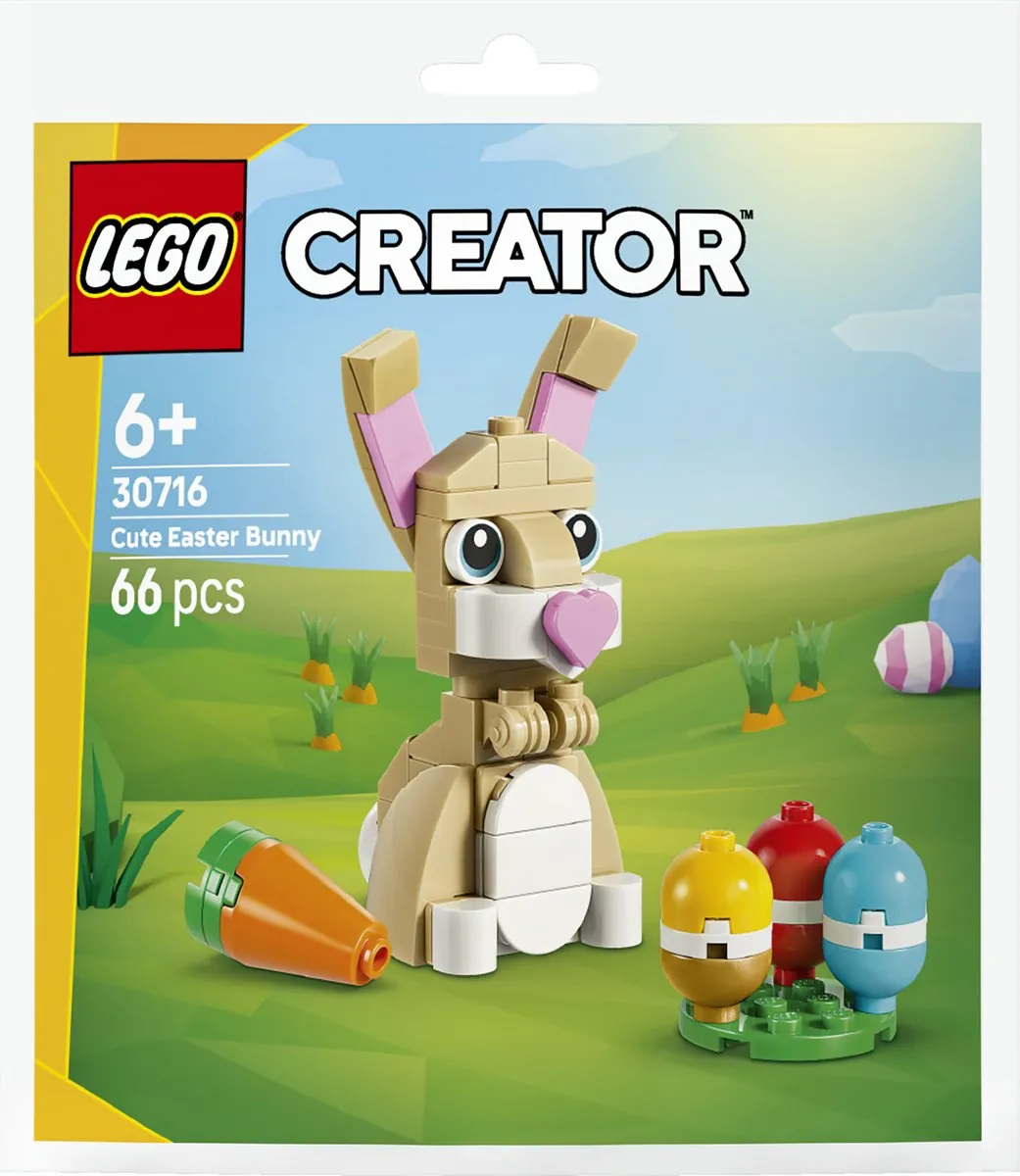 LEGO Creator Schattige Paashaas 30716 - 66 Stukken