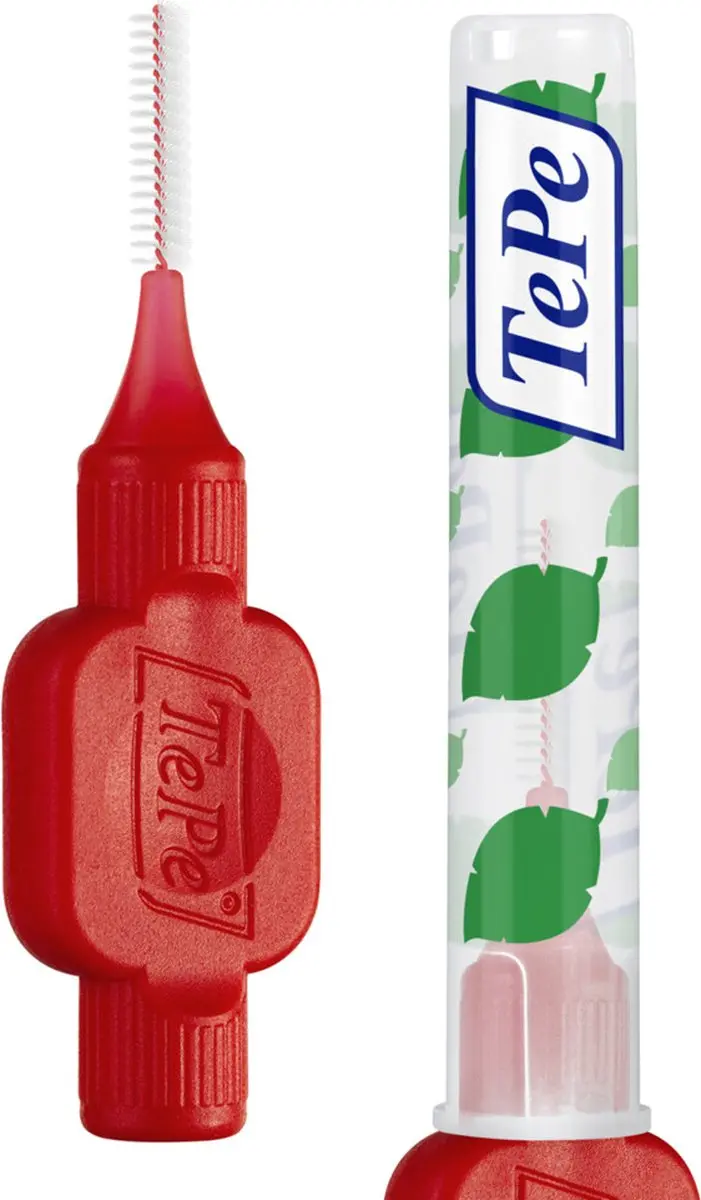 TePe Interdentale Ragers Origineel 0,5mm - 8 Stuks - Rood