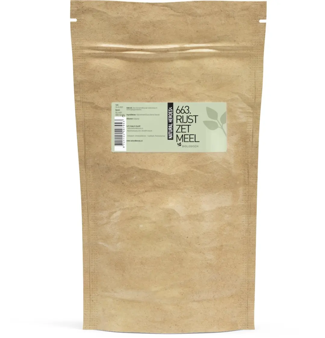 Natural Heroes Rijstzetmeel Biologisch 100g