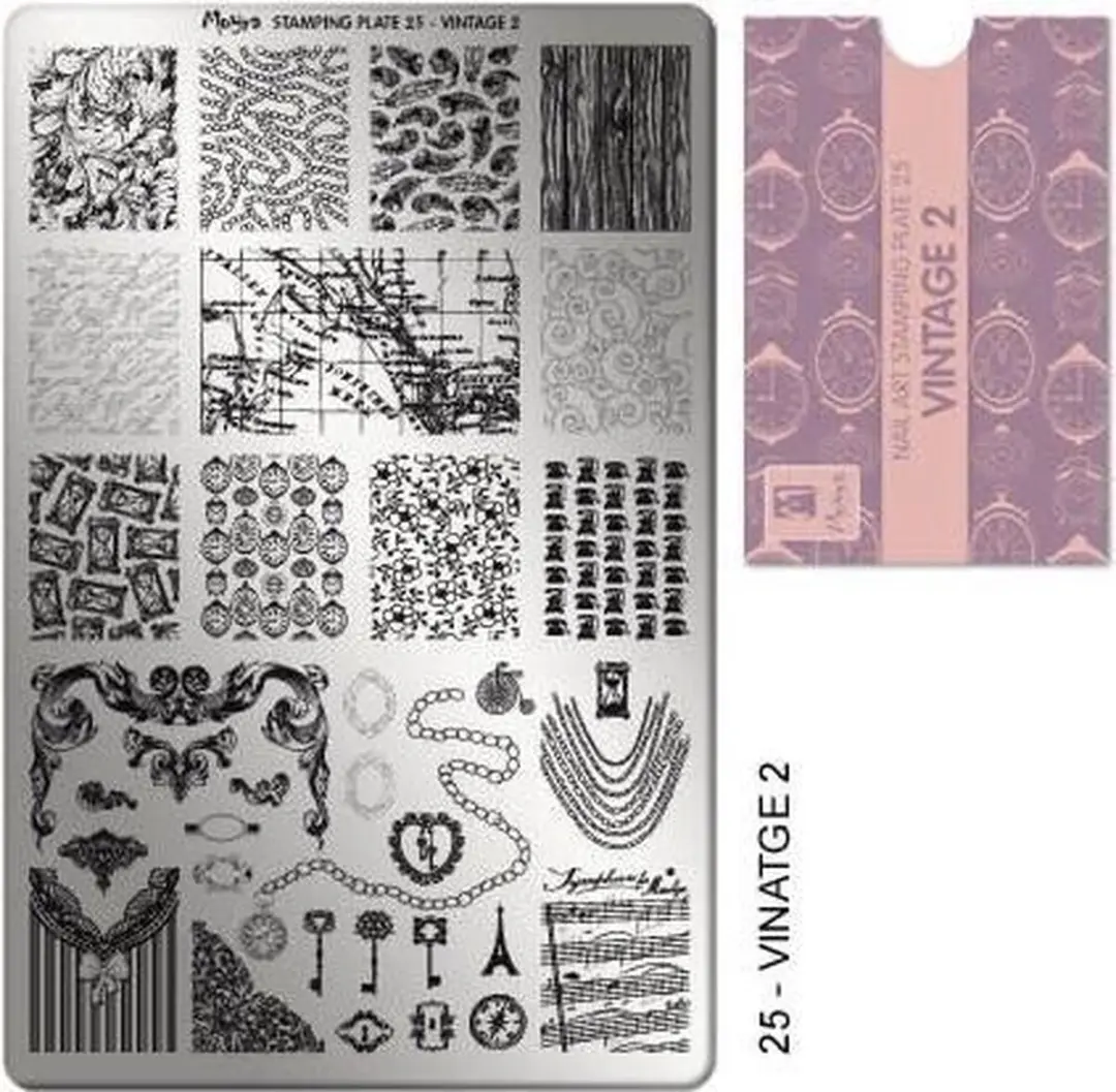 Moyra Stamping Plate 25 Vintage 2 - 55g