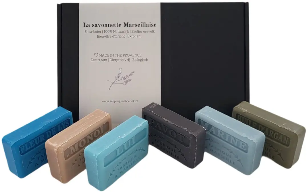 Savon de Marseille Zeep Cadeauset 6x125g