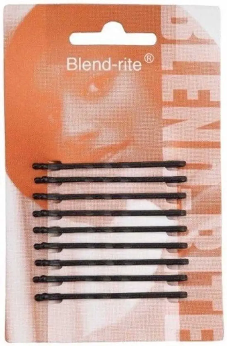 Sibel Supergrip Blend Rite 5cm - Zwart - 9 Stuks