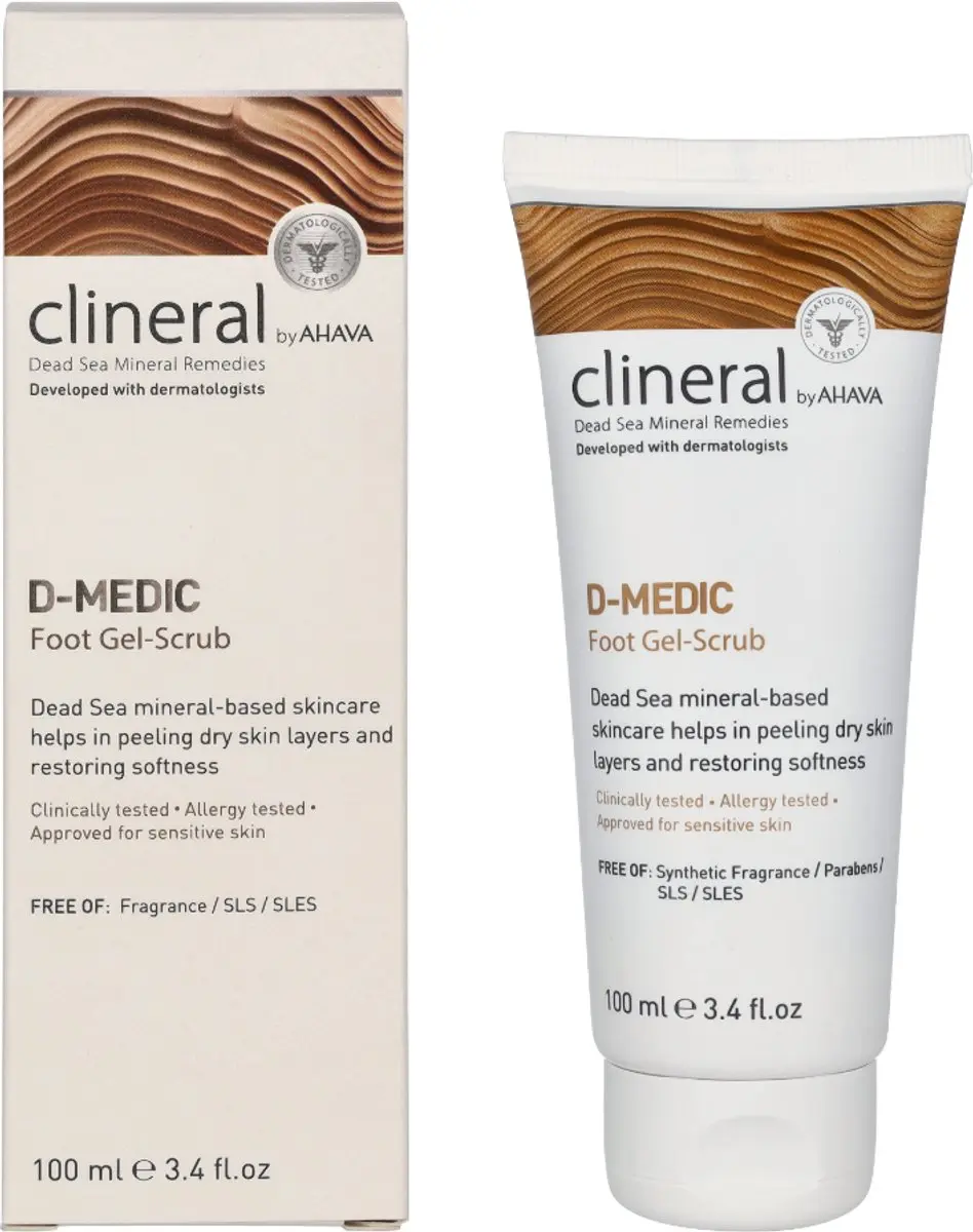 AHAVA CLINERAL D-MEDIC Voet Gel-Scrub 100ml