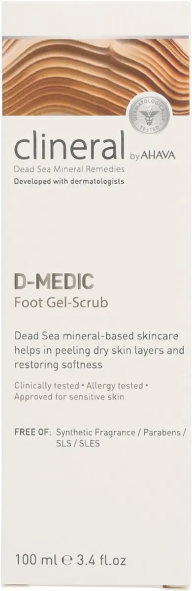 AHAVA CLINERAL D-MEDIC Voet Gel-Scrub 100ml