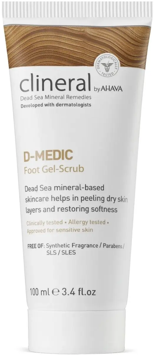 AHAVA CLINERAL D-MEDIC Voet Gel-Scrub 100ml