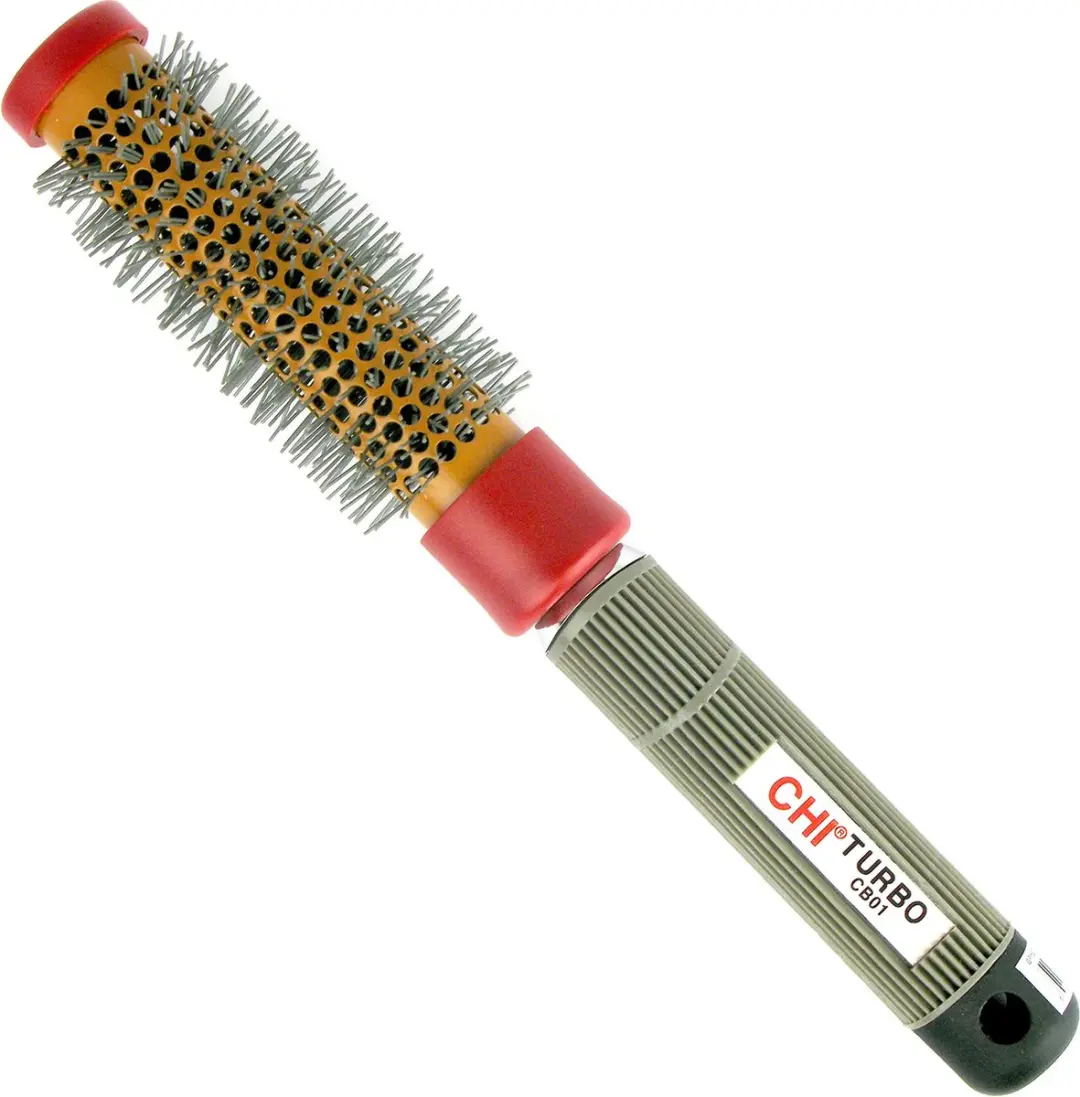 Chi Natural Life Ceramic Round Brush - Zwart