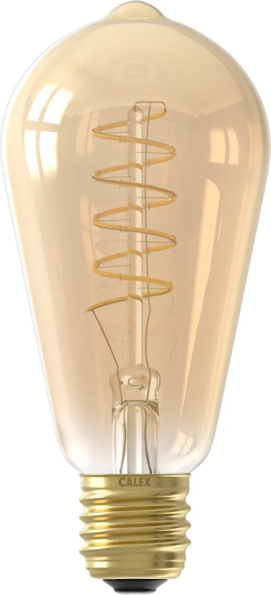 Calex Filament LED Lamp E27 3.8W - Goud - 2100K