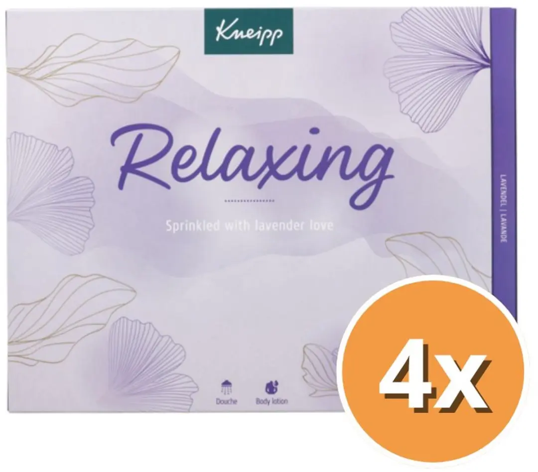 Kneipp Luxe Relaxing Geschenkset - 4x 275ml