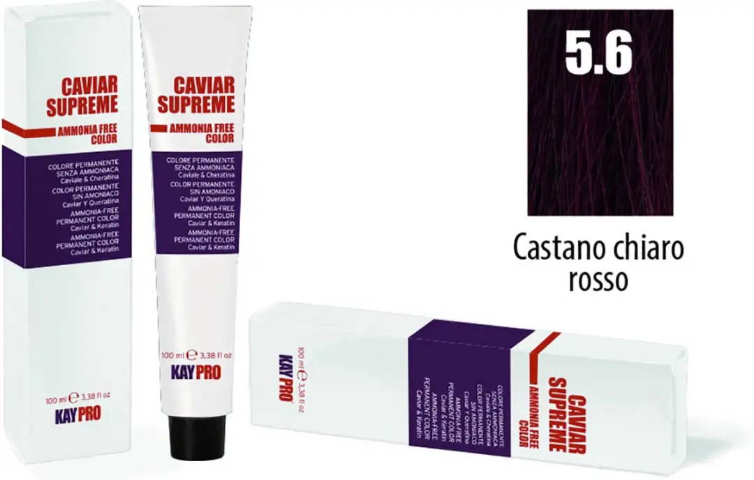 KayPro Caviar Supreme 5.6 Permanent Haarkleuring 100ml - Licht Bruin