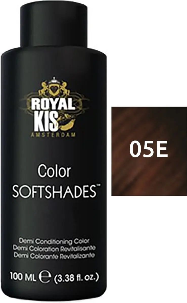 KIS Softshades 05E Kleurspoeling 150ml - Lichtbruin espresso