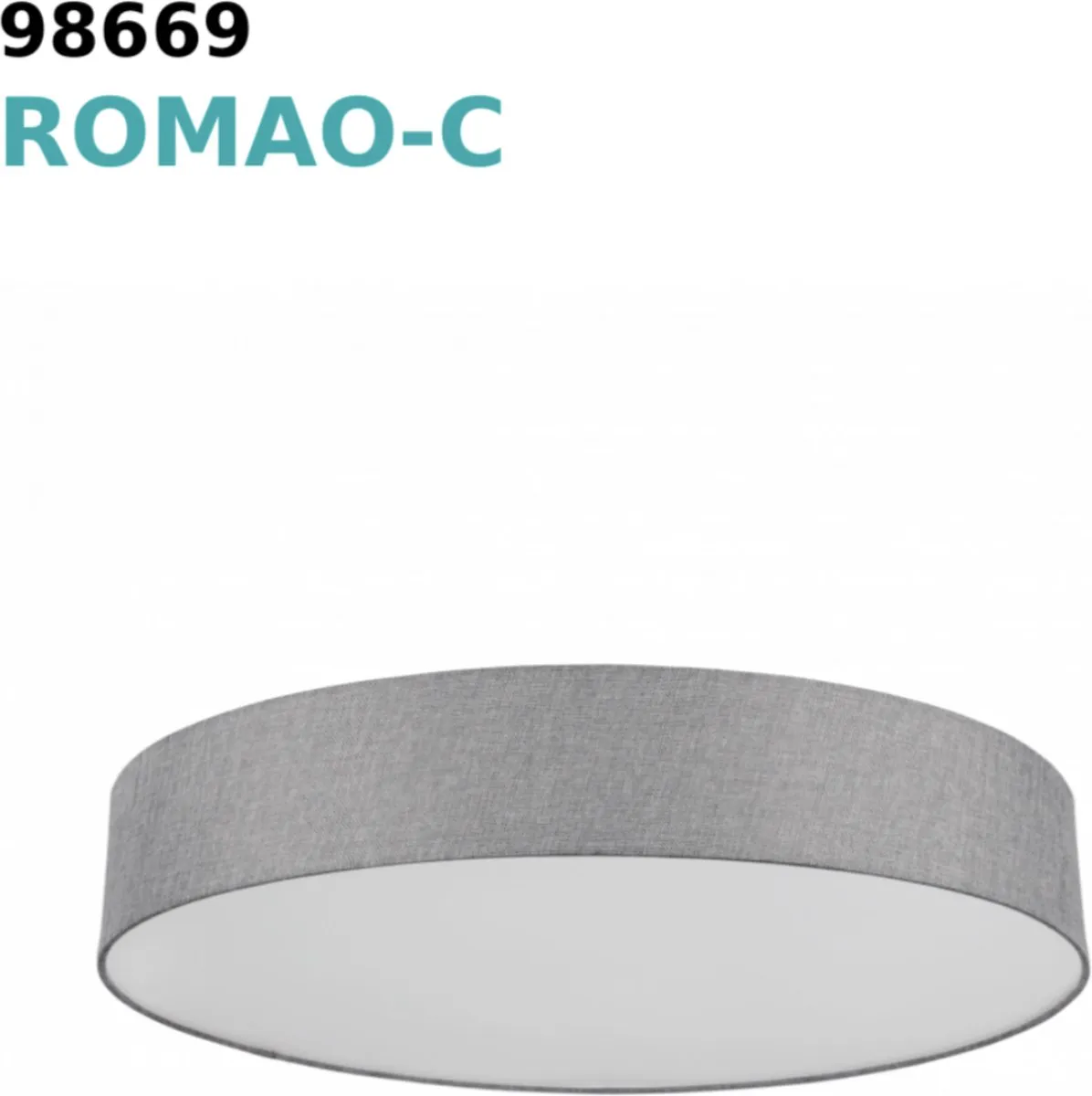 Eglo ROMAO-C Plafondlamp 760cm - 2x - Wit/Grijs