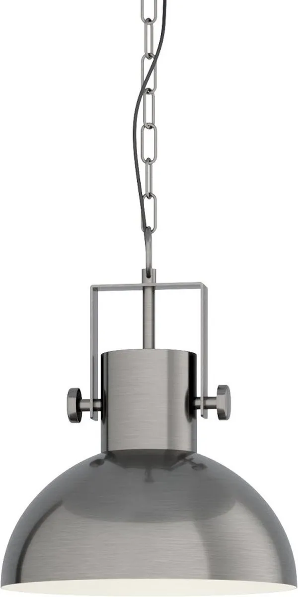 Eglo Lubenham 1 Hanglamp - Ø30cm - Nikkel Antiek