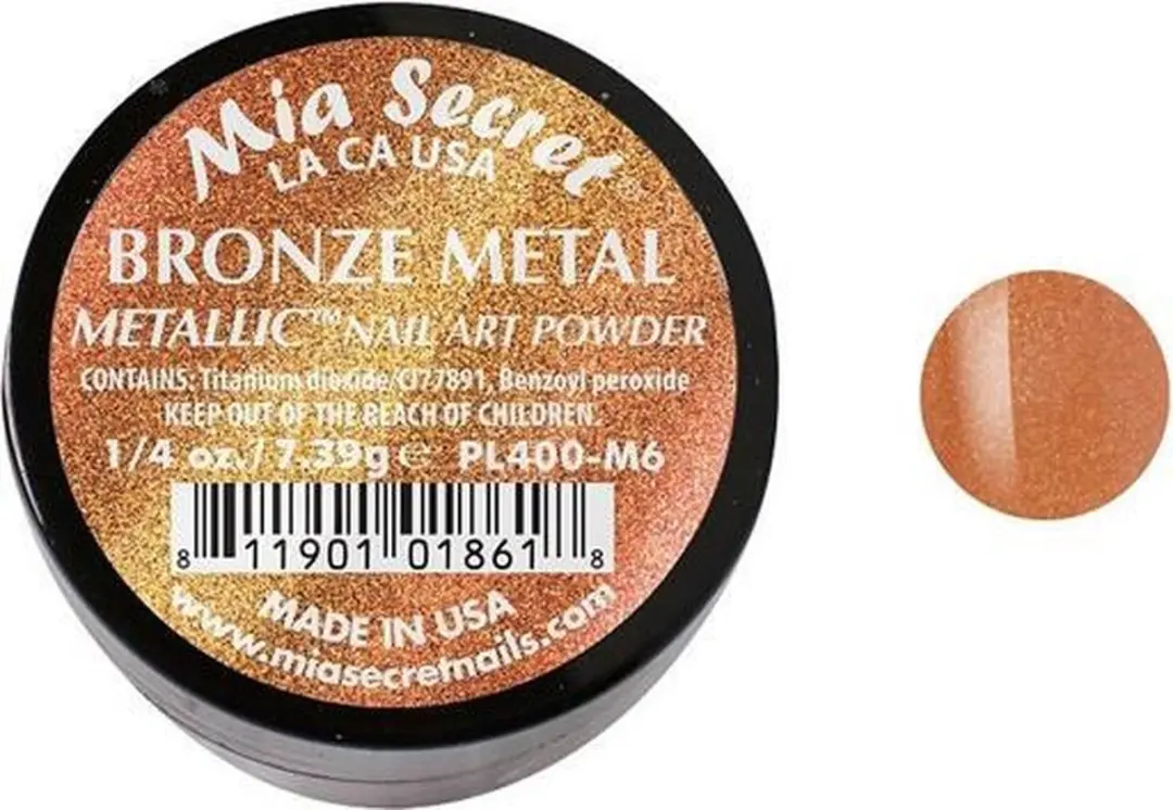 Mia Secret Metallic Acrylpoeder Bronze Metal
