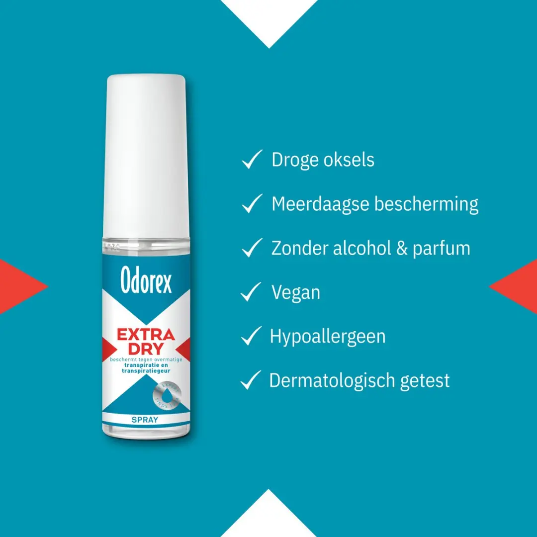 Odorex Extra Dry Anti-Transpirant Spray 180ml - 6x30ml