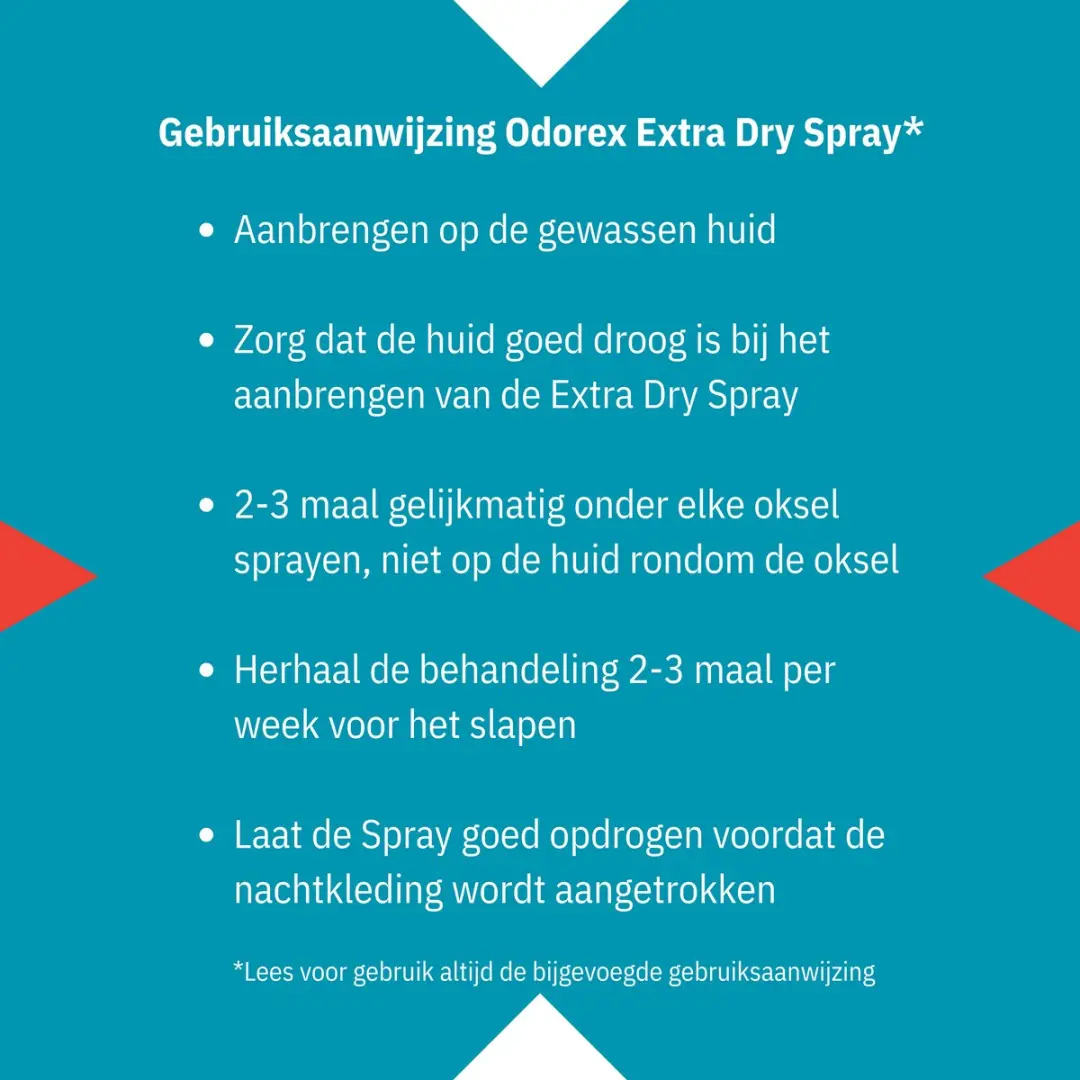 Odorex Extra Dry Anti-Transpirant Spray 180ml - 6x30ml - afbeelding 6 van 6