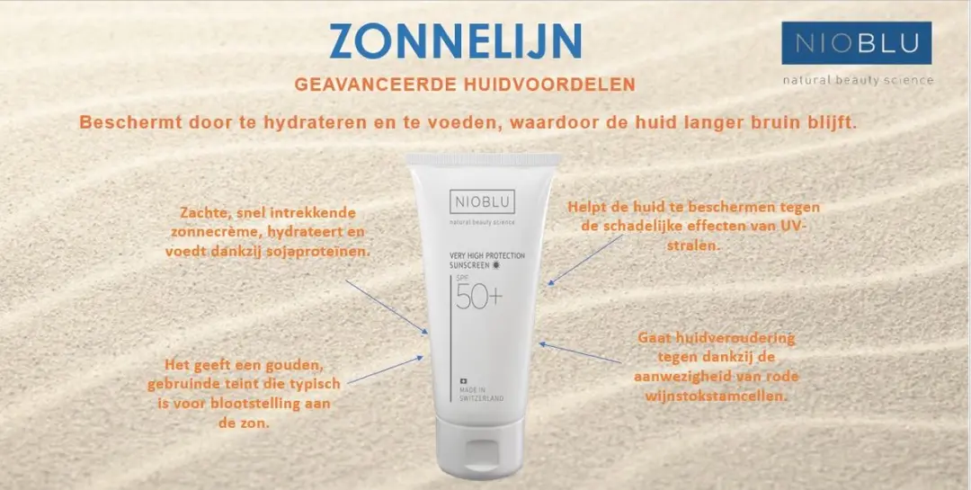 NIOBLU Very High Protection Zonnecrème SPF 50 - 150ml