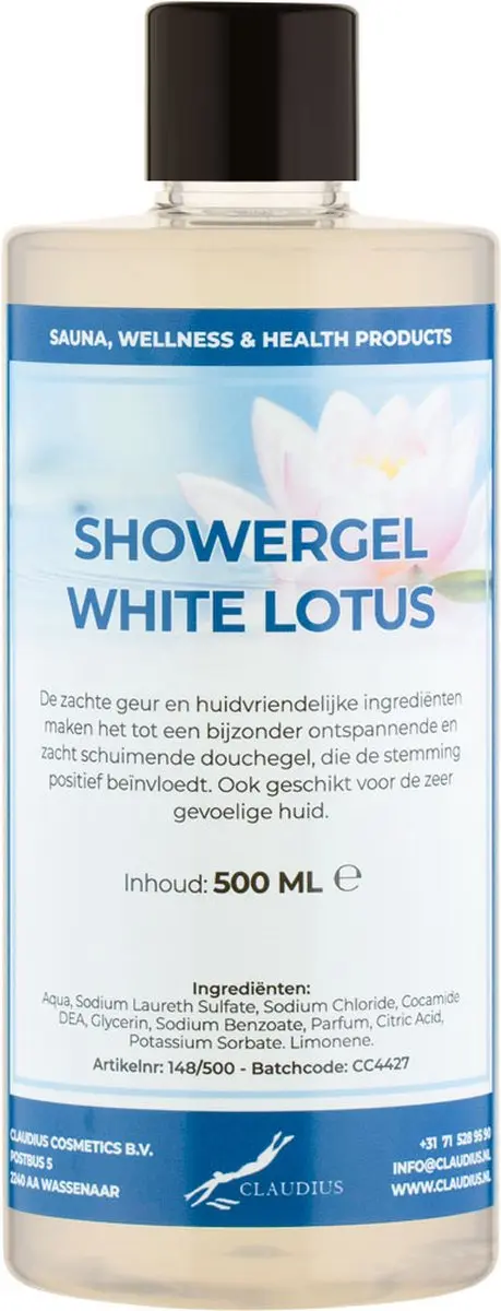 Splashbox Cosmetics White Lotus Douchegel 500ml