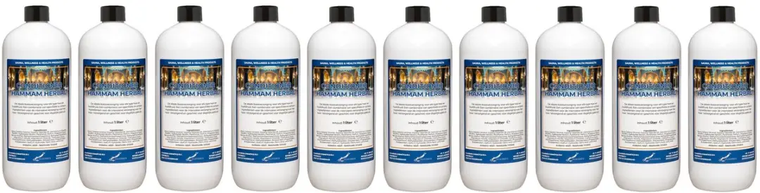 Splashbox Cosmetics Hammam Herbal Hairconditioner 1L - 3 Stuks