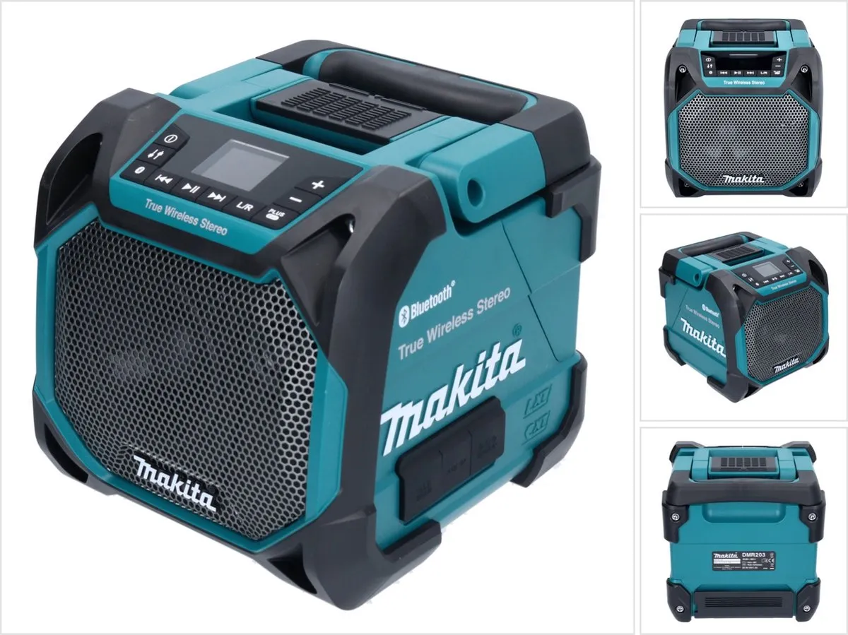 Makita DMR203 Draadloze Speaker - Bluetooth - Groen