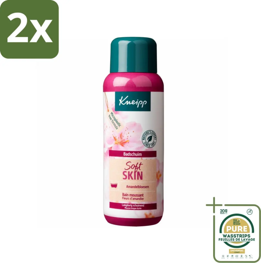Kneipp Badschuim Amandelbloesem 800ml - 2 Stuks