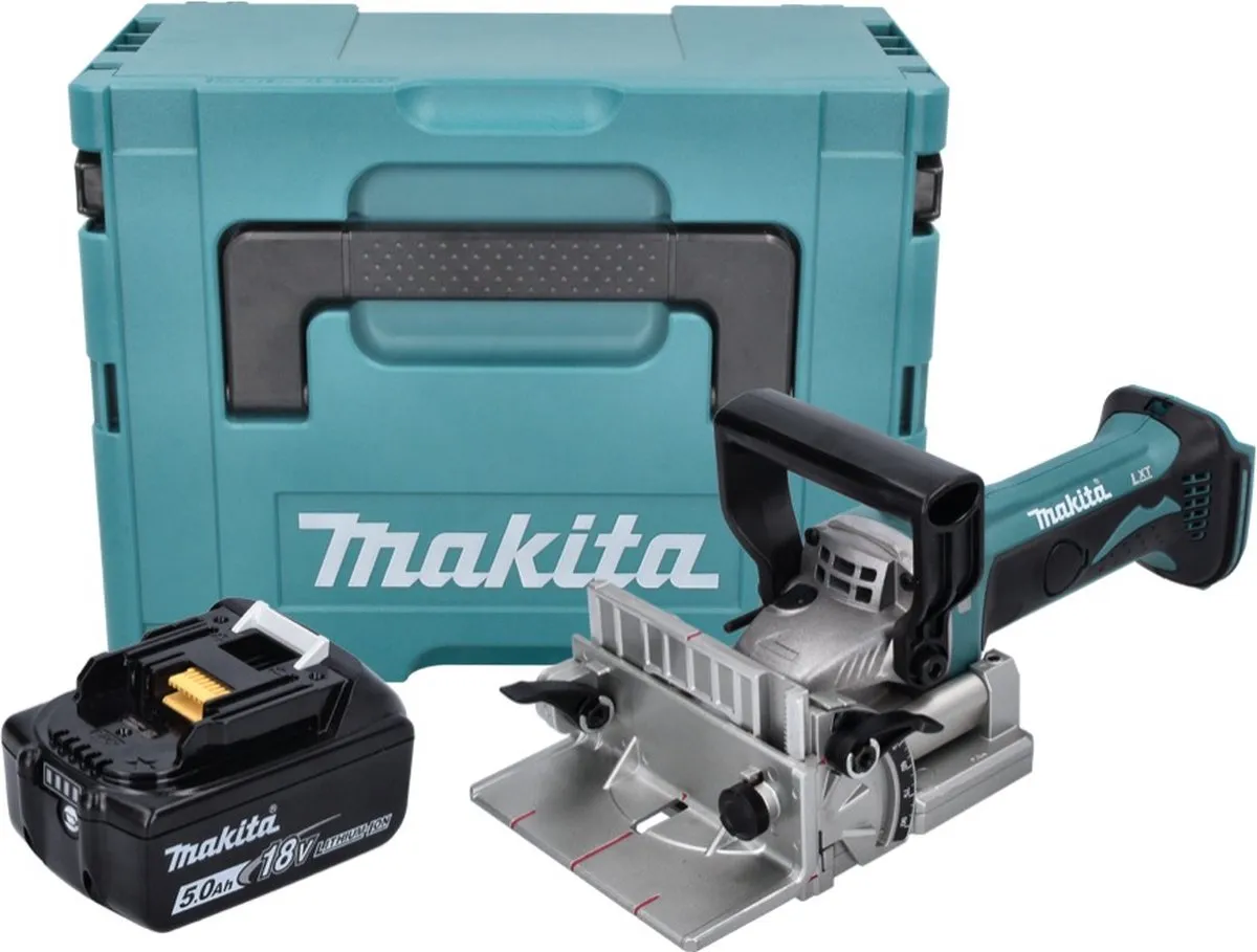 Makita DPJ180T1J Accu-groeffrees 18V 100mm - 5,0Ah - Makpac - afbeelding 2 van 5