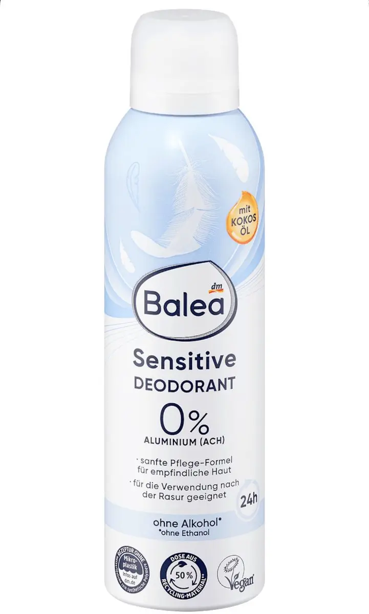 Balea Sensitive Deodorant 200ml - 3 Stuks
