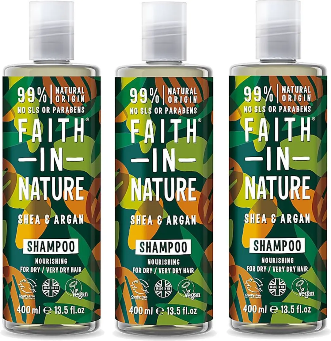 Faith In Nature Shea & Argan Shampoo 400ml