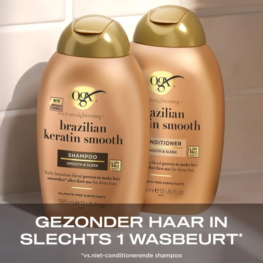 OGX Brazilian Keratine Smooth Conditioner 3x385ml