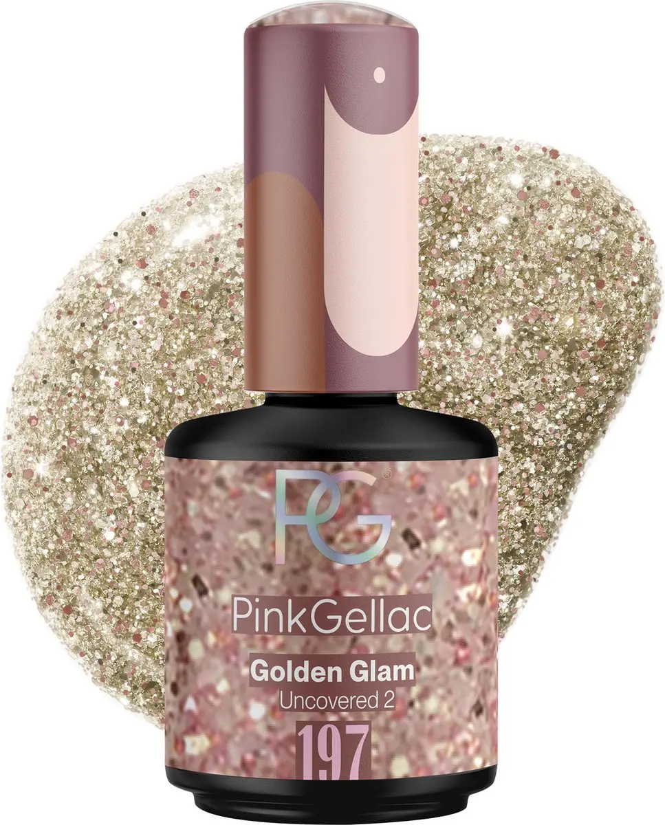 Pink Gellac Golden Glam 197 Gellak 15ml