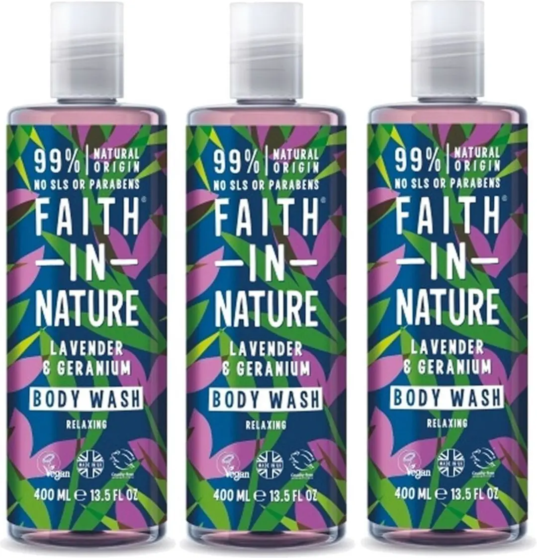 Faith In Nature Body Wash Lavendel & Geranium 1200ml