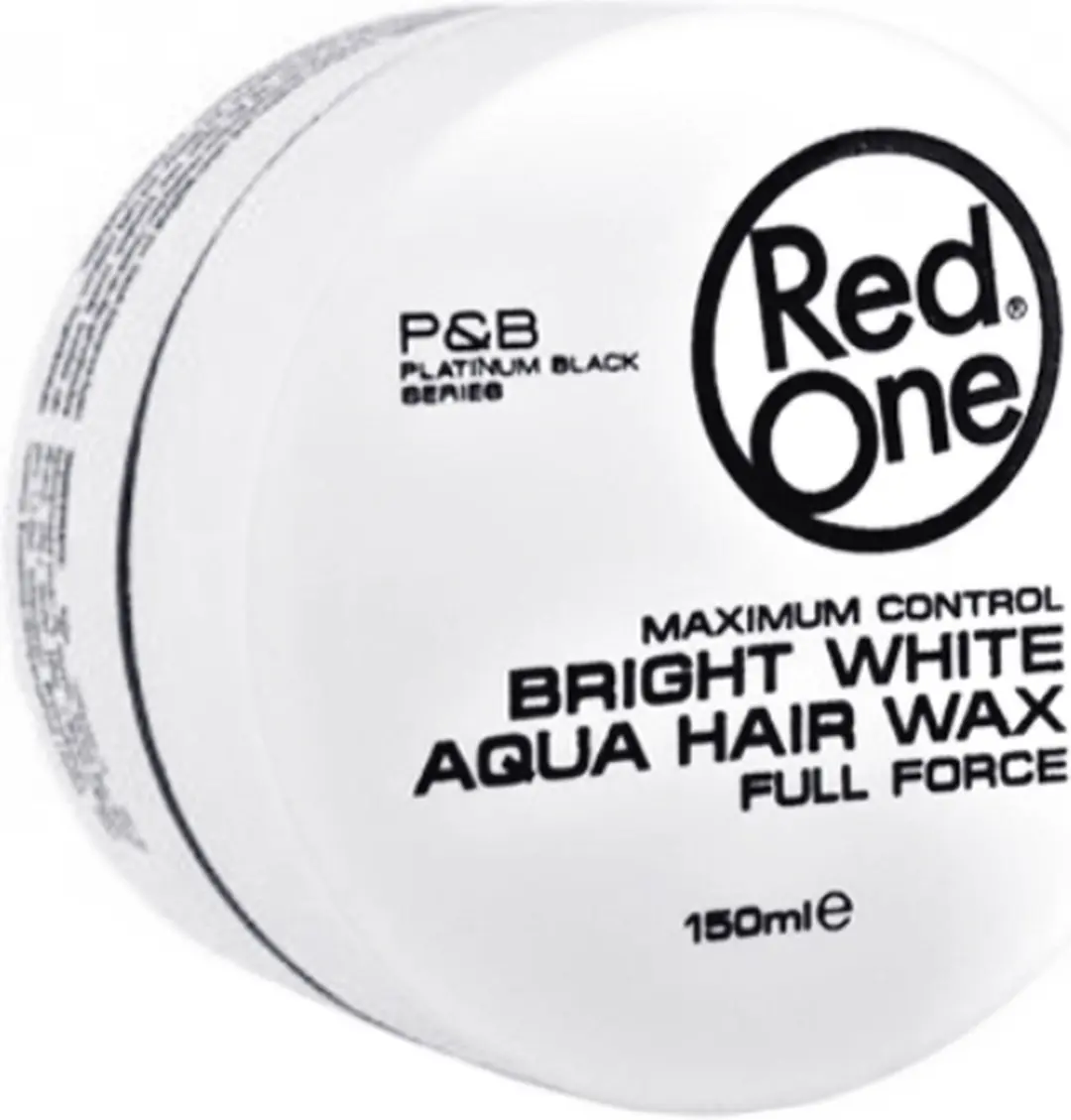 Red One Maximum Control Hair Wax 150ml - 2700ml (18x150ml) - Aqua Bright White