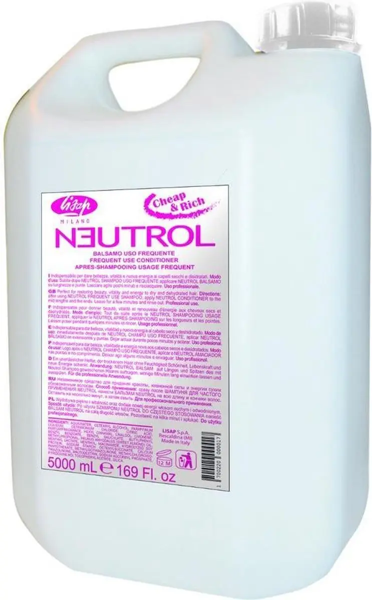 Lisap Neutrol Cheap + Rich Conditioner 5000ml