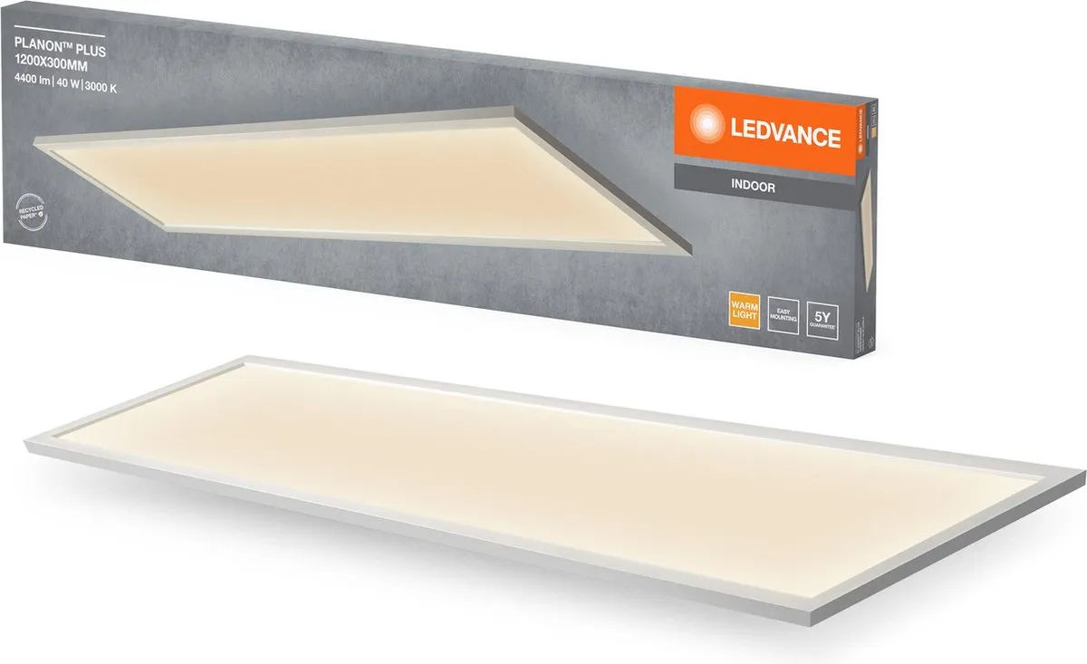 LEDVANCE Planon Plus Plafondlamp 36W 1200x300mm
