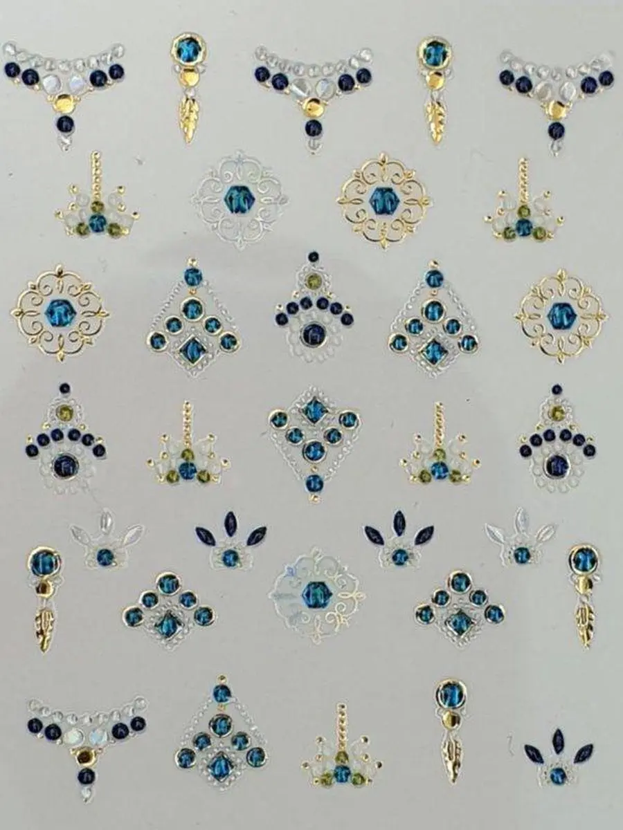 Korneliya 3D Nail Jewels DeLuxe DL10 Nagelstickers