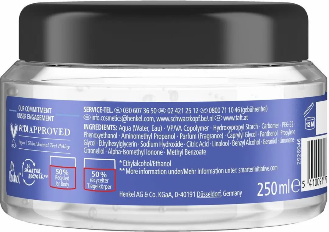 Taft Chaos Geleejelly Extra Strong 250ml
