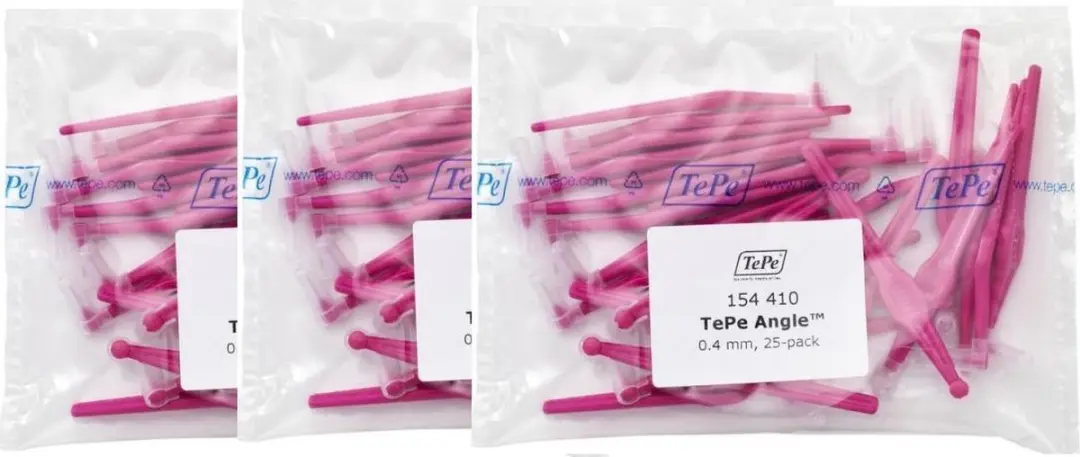 Tepe Angle Roze 0.4mm - 75 Stuks