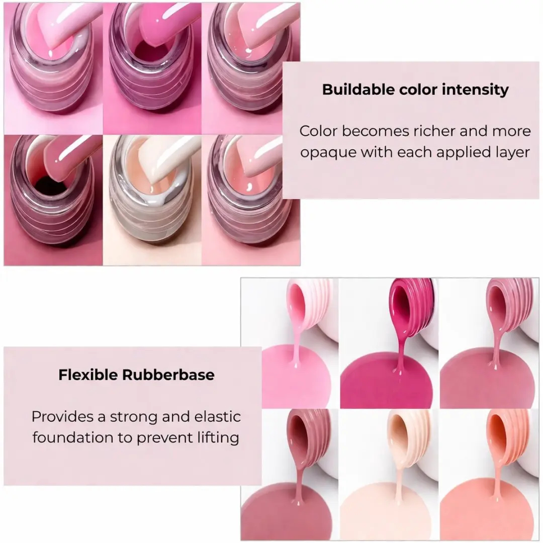 Canni Rubberbase Set 15-delig - 10ml per fles