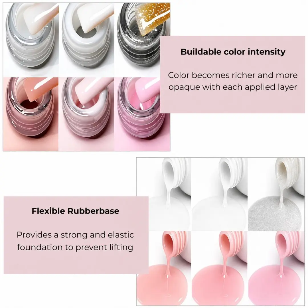 Canni Rubberbase Set 15-delig - 10ml per fles