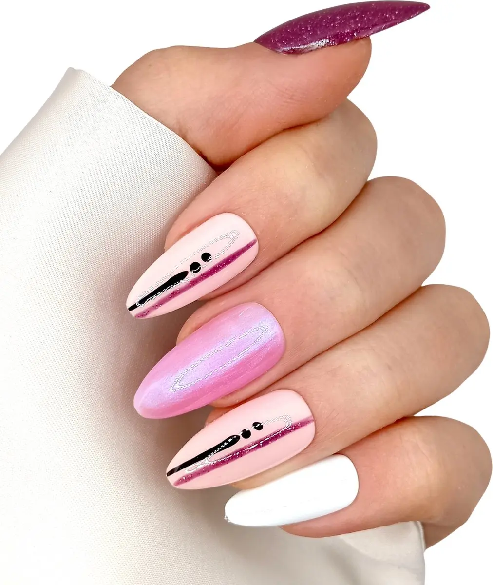 SD Press on Nails B-204 Plaknagels