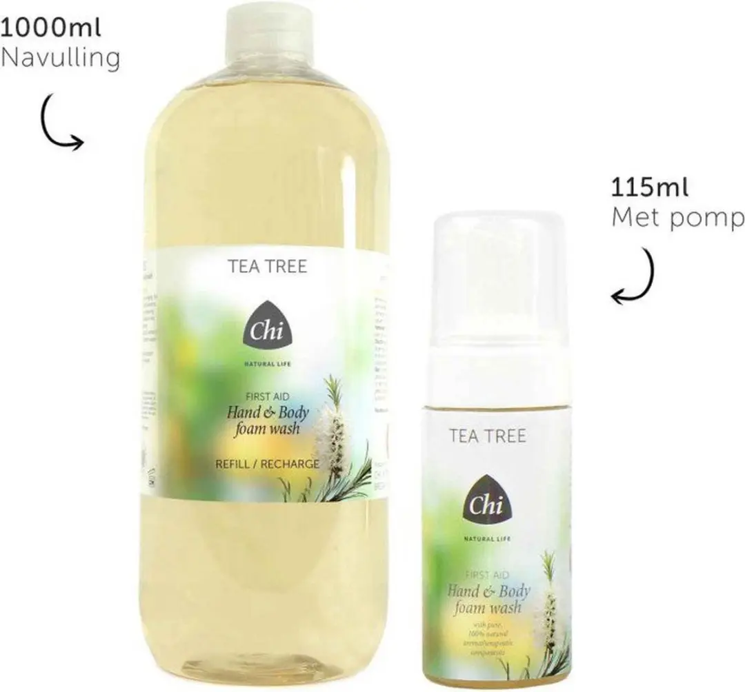 Chi Natural Life Tea Tree Hand & Body Wash 1000ml