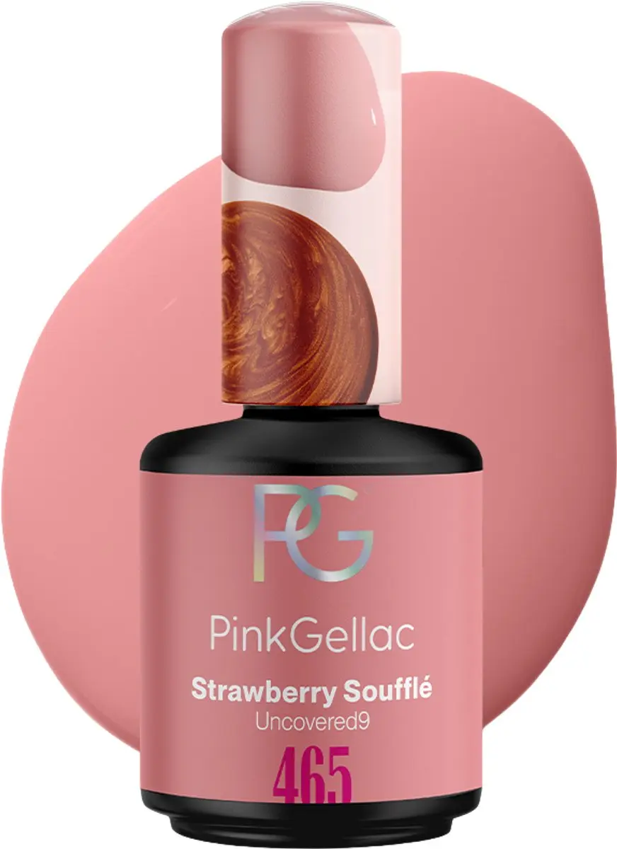 Pink Gellac 465 Strawberry Souffle Gellak 15ml