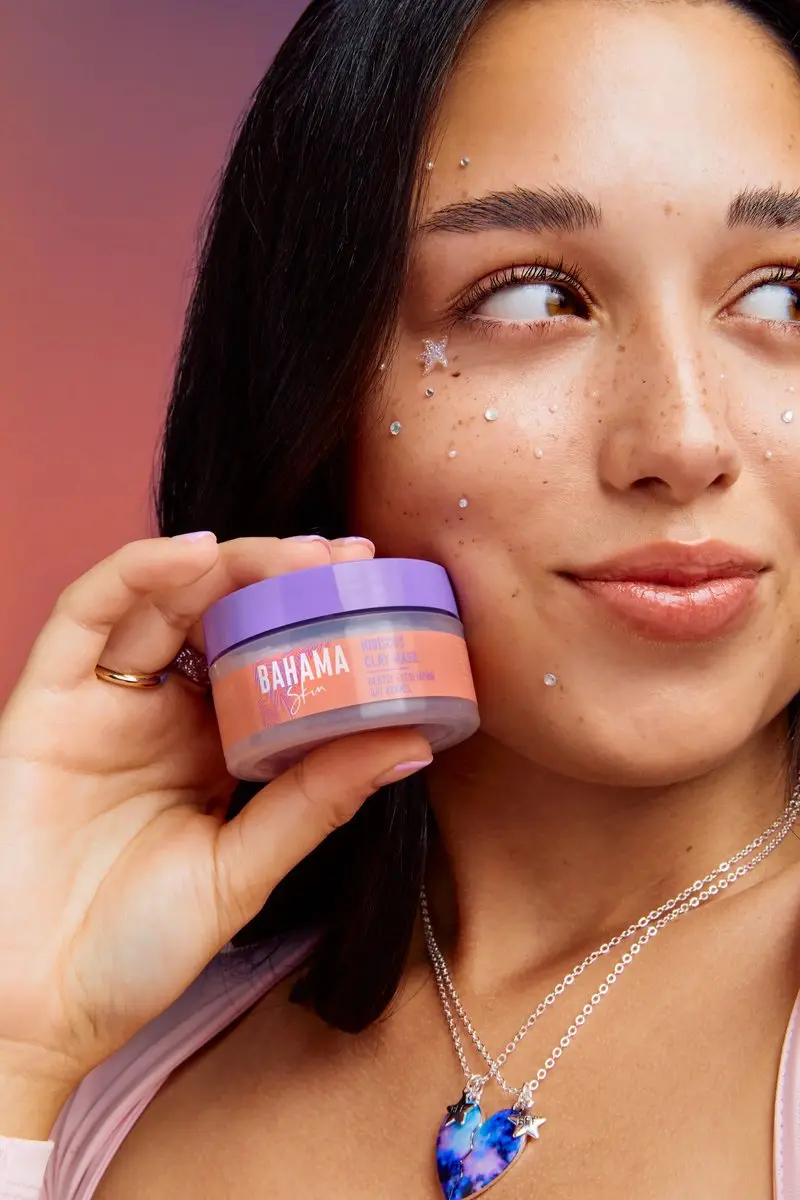 Sosu Bahama Skin Hibiscus Clay Mask 50ml - Paars