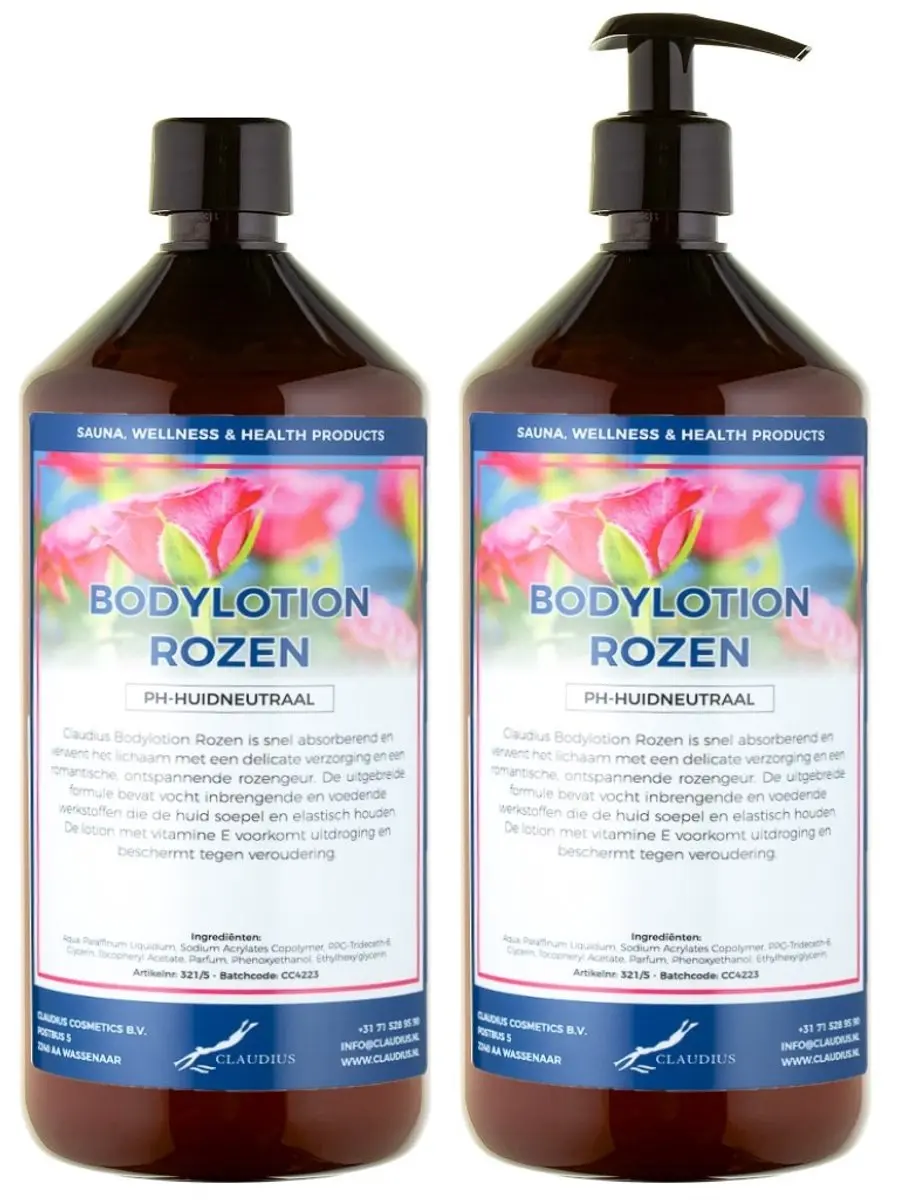 Splashbox Cosmetics Rozen Bodylotion 2 Liter - 2 Stuks