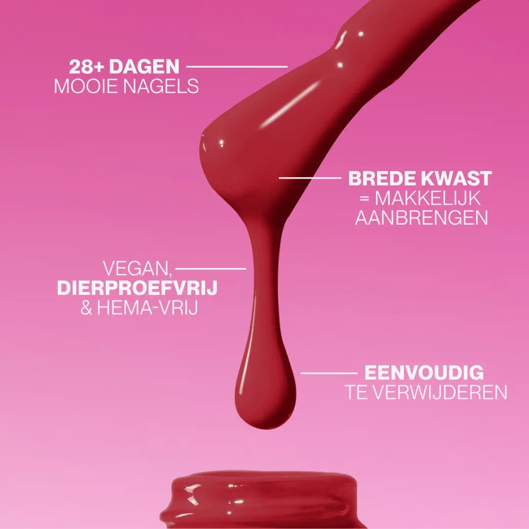 Pink Gellac Gellak 109 Lipstick Red 15ml