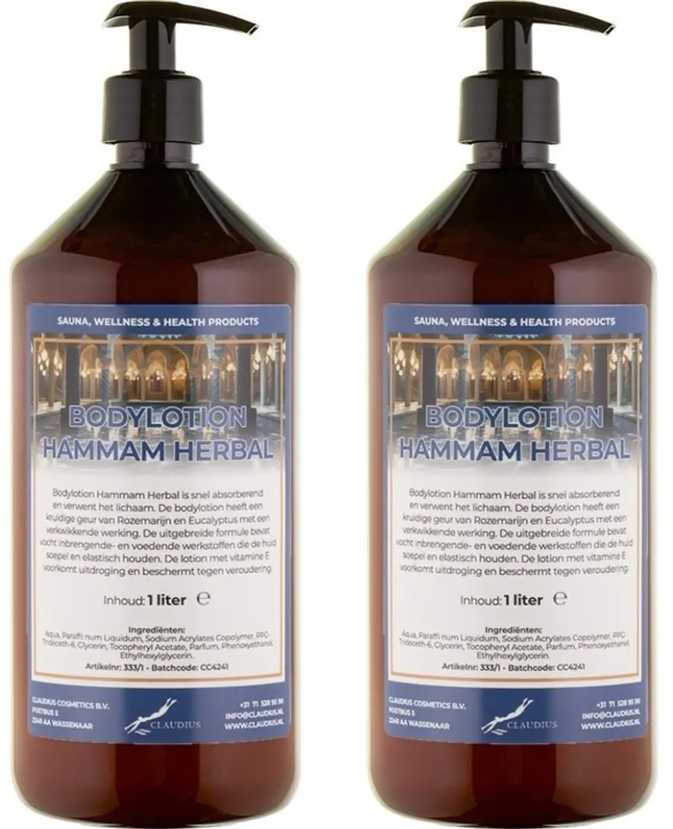 Splashbox Cosmetics Hammam Herbal Bodylotion 2L