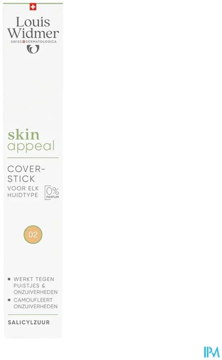 Louis Widmer Coverstick Puistjes Salicylzuur 25mg