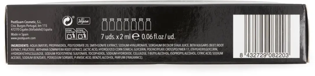 Postquam SKIN CARE Bioshock Cell Pro Lichtblauw 2ml
